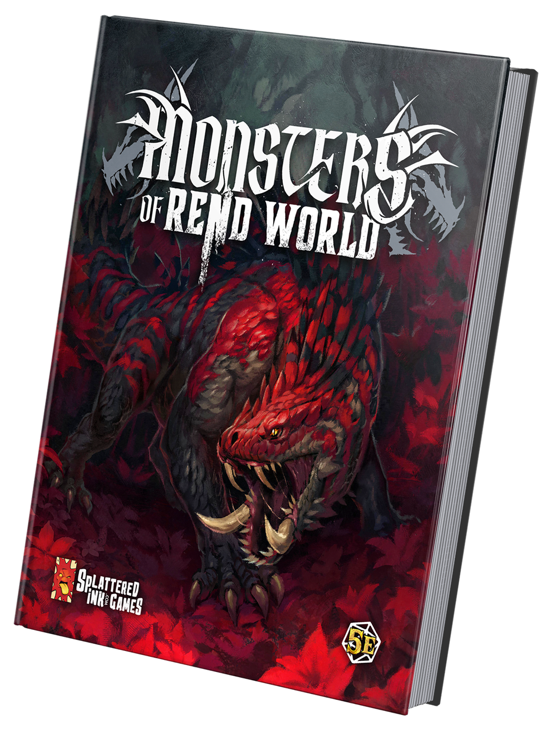 Monsters of Rend World hardcover book mockup