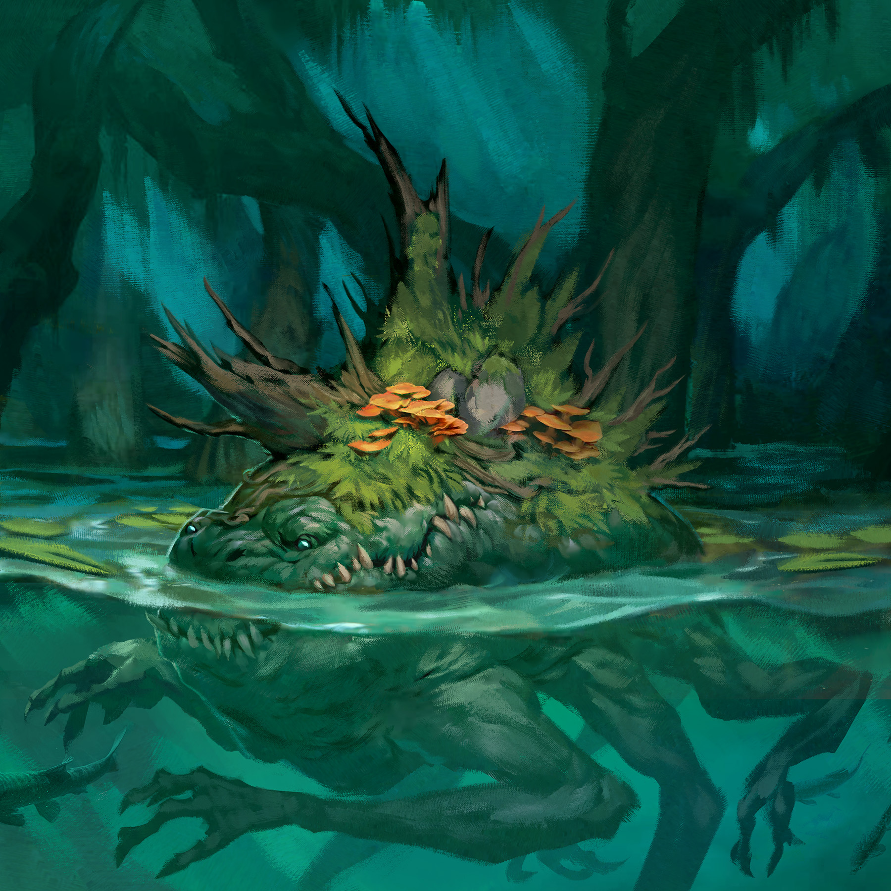 Slimigator, a swamp ambush predator